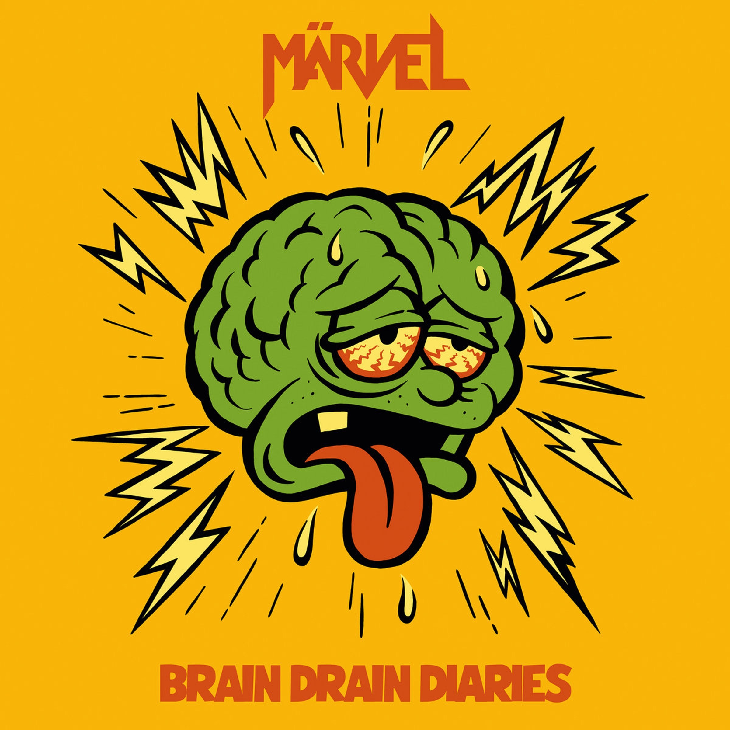 MÄRVEL - Brain drain diaries (green) LP - Soundflat Mailorder