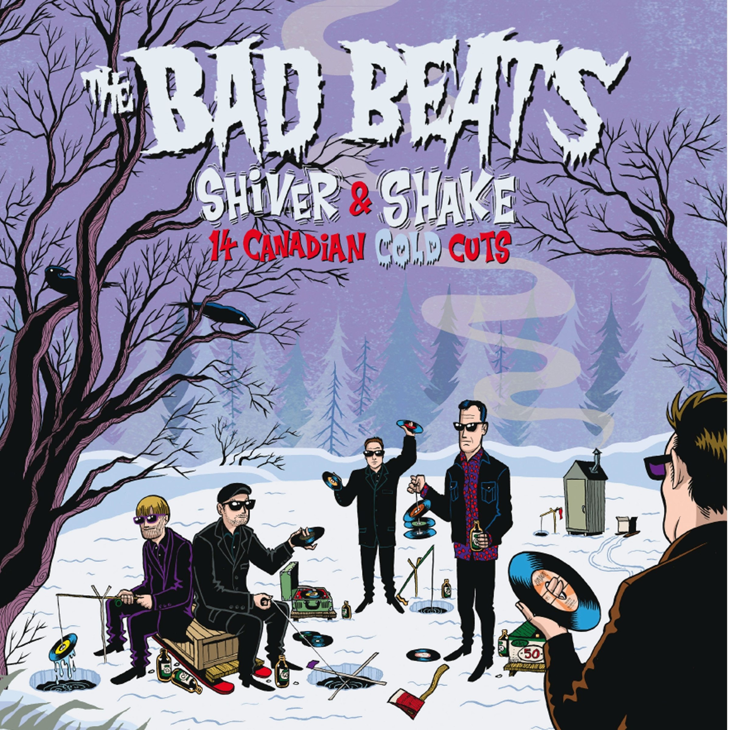 名作6枚12曲コンプ！BAD BAD EAST&WEST！元気でなにより BAD BEATS - Shiver and shake-14 canadian cold cuts LP - Soundflat