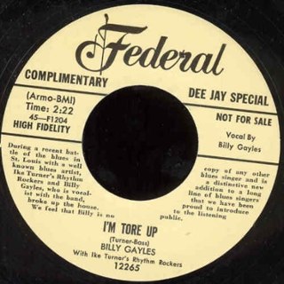 BILLY GAYLES - I´m tore up 7 BILLY GAYLES - I´m tore up 7