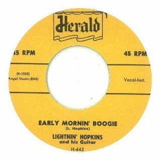 LIGHTNIN HOPKINS - Early mornin boogie 7 LIGHTNIN HOPKINS - Early mornin boogie 7