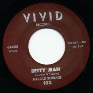 HAROLD BURRAGE - Betty jean 7 HAROLD BURRAGE - Betty jean 7