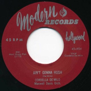 CORDELLA DE MILO - Ain´t gonna hush 7 CORDELLA DE MILO - Ain´t gonna hush 7