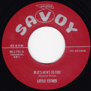 LITTLE ESTHER - If it´s news to you 7 LITTLE ESTHER - If it´s news to you 7