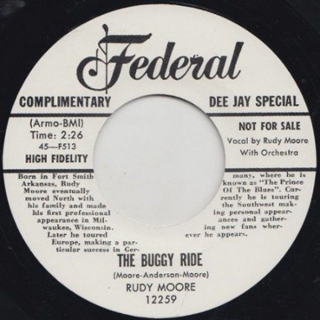 RUDY MOORE - Buggy ride/ring a-ling dong 7 RUDY MOORE - Buggy ride/ring a-ling dong 7