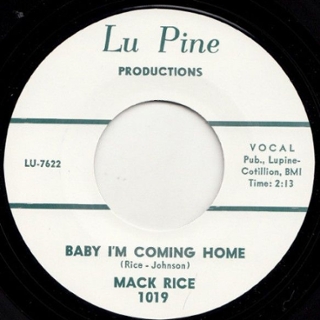 MACK RICE - Baby I´m coming home / my baby 7 MACK RICE - Baby I´m coming home / my baby 7