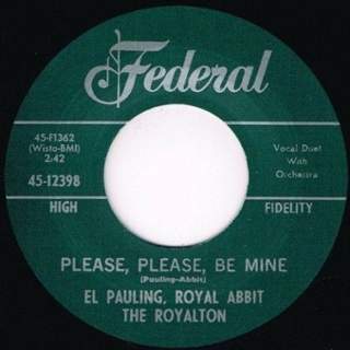 EL PAULING - Please, please be mine/rain drops keep a 7 EL PAULING - Please, please be mine/rain drops keep a 7
