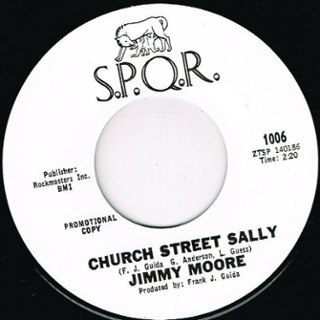 JIMMY MOORE - Church street sally/I hate you baby 7 JIMMY MOORE - Church street sally/I hate you baby 7