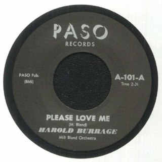 HAROLD BURRAGE - Please love me/pretty little liddy 7 HAROLD BURRAGE - Please love me/pretty little liddy 7