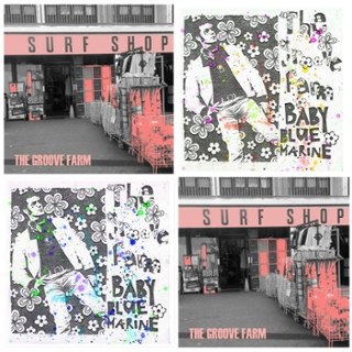 GROOVE FARM - The surf shop/baby blue marine-overkill LP GROOVE FARM - The surf shop/baby blue marine-overkill LP