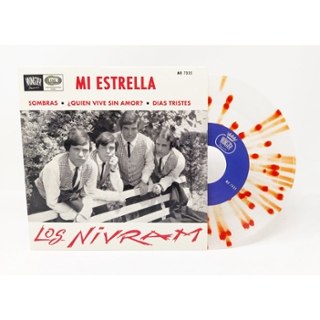 LOS NIVRAM - Sombras ep (red/clear splatter) 7 LOS NIVRAM - Sombras ep (red/clear splatter) 7