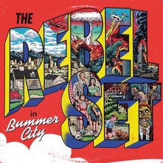 REBEL SET - Bummer city (black) LP REBEL SET - Bummer city (black) LP
