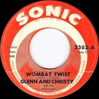 GLENN & CHRISTY WITH THE ADVENTURES - Wombat twist/you are the only one 7 GLENN & CHRISTY WITH THE ADVENTURES - Wombat twist/you are the only one 7