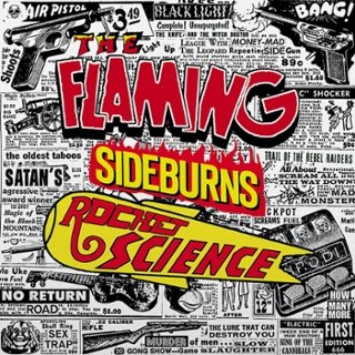 FLAMING SIDEBURNS - Rocket science (black) LP