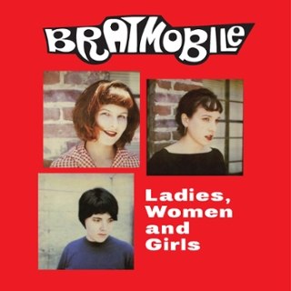 BRATMOBILE - Ladies, women and girls (red) LP