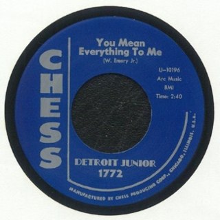 DETROIT JUNIOR - You mean everything to me/too poor 7 DETROIT JUNIOR - You mean everything to me/too poor 7