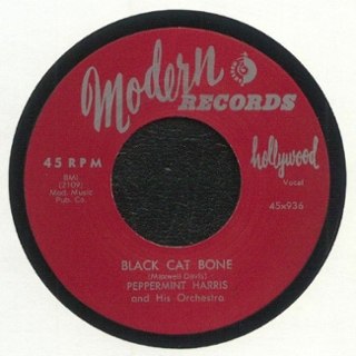 PEPPERMINT HARRIS - Bye, bye, fare thee well/black cat bone 7 PEPPERMINT HARRIS - Bye, bye, fare thee well/black cat bone 7