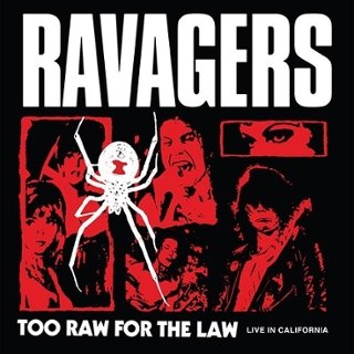 RAVAGERS - Too raw for the law (red/white splatter) LP RAVAGERS - Too raw for the law (red/white splatter) LP