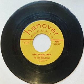 KIDS FROM TEXAS - Long legged linda/I'm so lonely (black) 7 KIDS FROM TEXAS - Long legged linda/I'm so lonely (black) 7