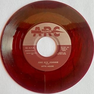 LATTIE MOORE - Juke box johnnie/pretty woman blues (colored) 7 LATTIE MOORE - Juke box johnnie/pretty woman blues (colored) 7