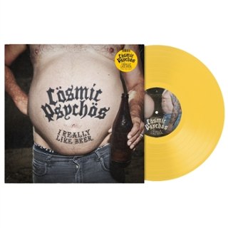 COSMIC PSYCHOS - I really like beer (pale ale yellow vinyl) LP COSMIC PSYCHOS - I really like beer (pale ale yellow vinyl) LP