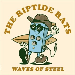 RIPTIDE RATS - Waves of steel (blue turquoise) LP