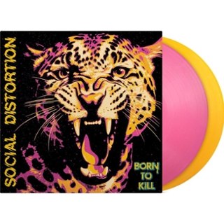 SOCIAL DISTORTION - Born to kill (opaque pink/yellow edition) DoLP