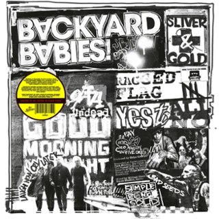 BACKYARD BABIES - Sliver & gold LP