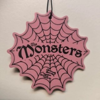 MONSTERS - Spider web 8x8cm (lemon scent) Air-freshener
