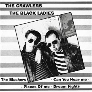CRAWLERS / BLACK LADIES - Split (clear vinyl) 7