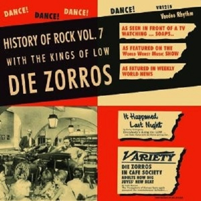 DIE ZORROS - History of rock vol.7 CD