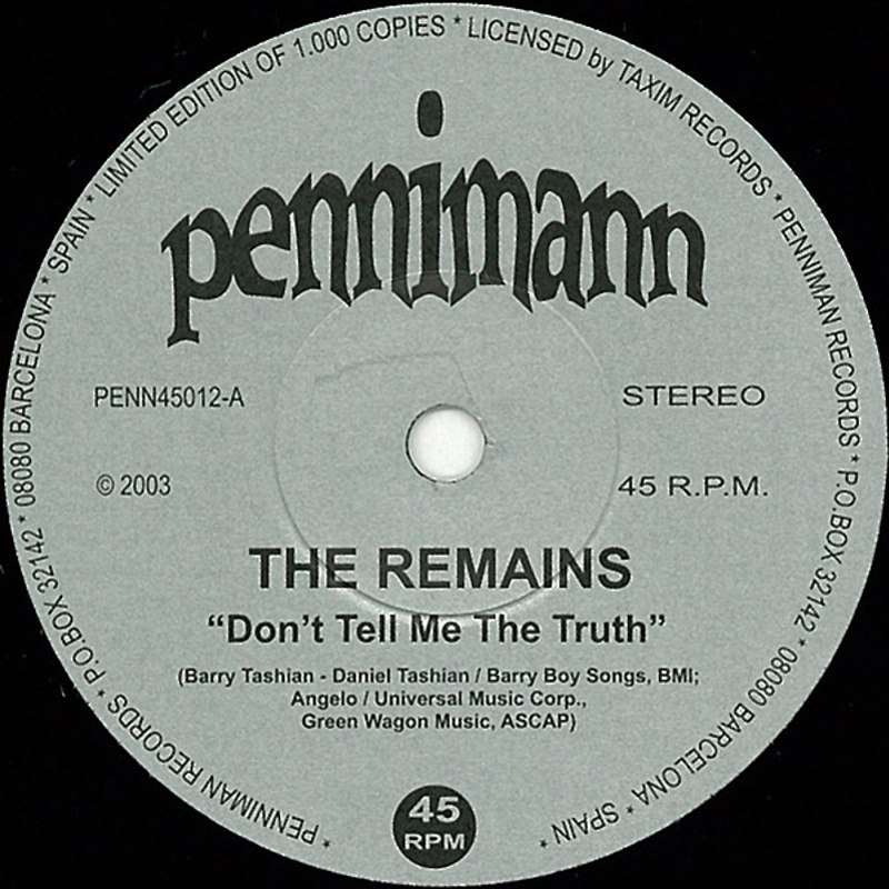 REMAINS - Dont tell me the truth 7