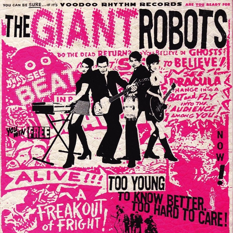 GIANT ROBOTS - Too young to know better CD