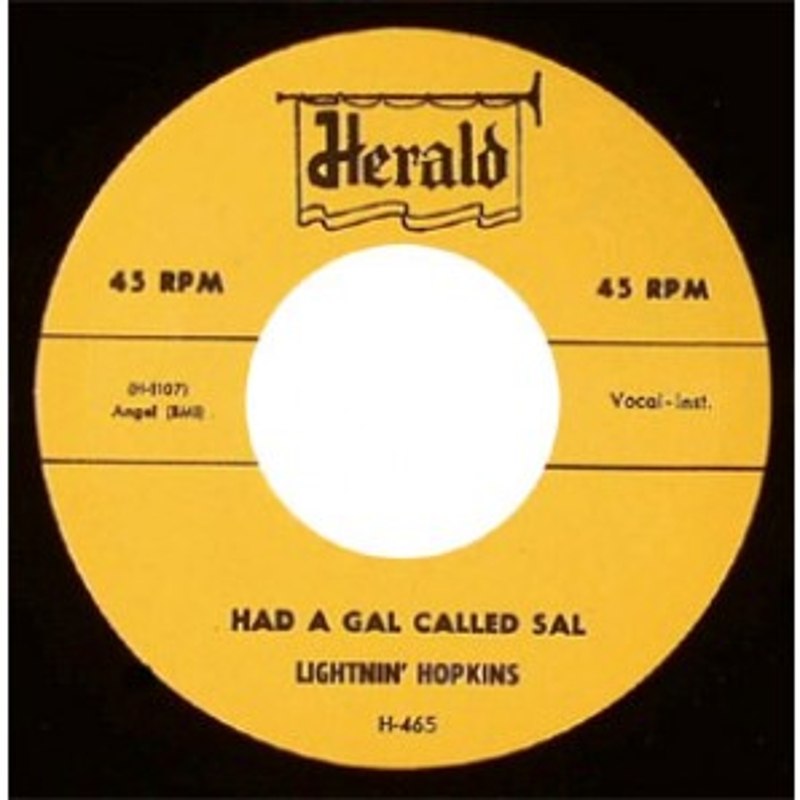 LIGHTNIN HOPKINS - Had a gal called sal 7