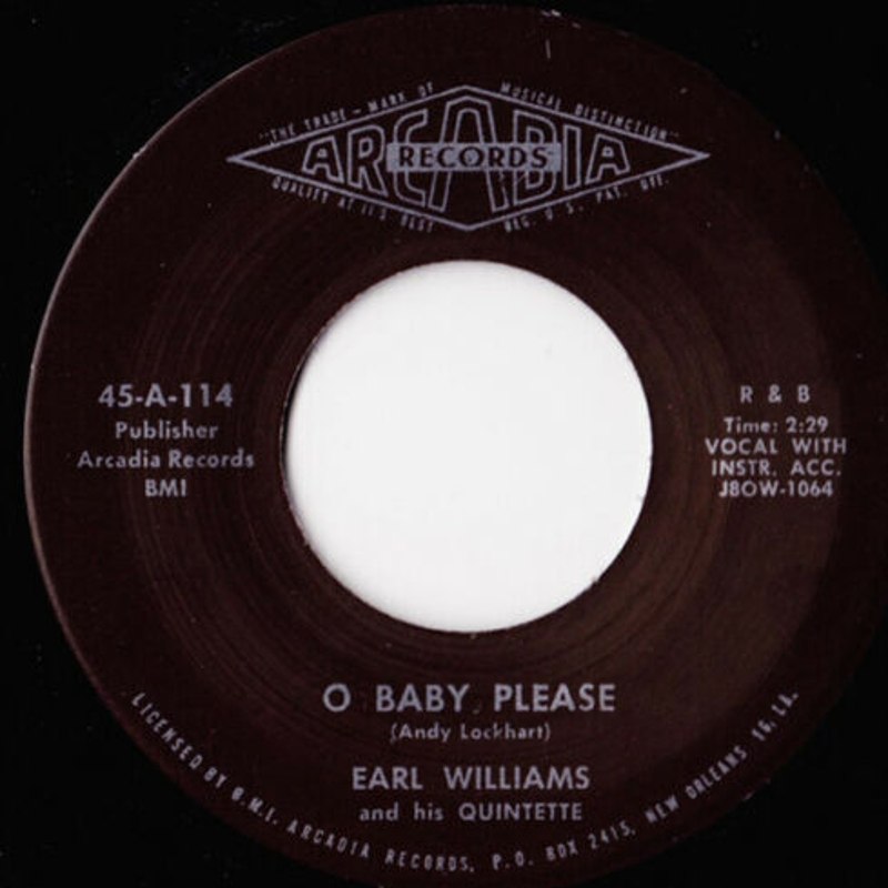 EARL WILLIAMS - You aint puttin out nothing but the lights 7