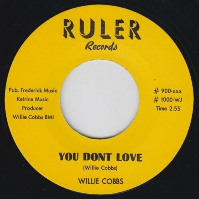 WILLIE COBBS - You don´t love 7