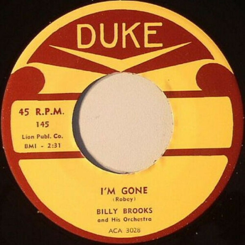 BILLY BROOKS / ROSCO GORDON - I´m gone 7