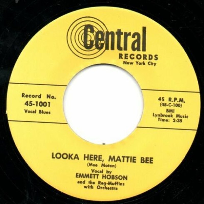 EMMETT HOBSON / GEORGIA LANE - Looka here mattie bee 7