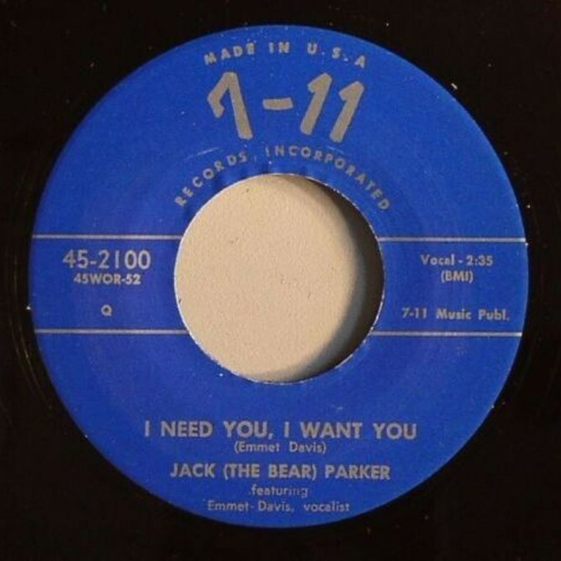 JACK THE BEAR PARKER - I need you, i want you 7