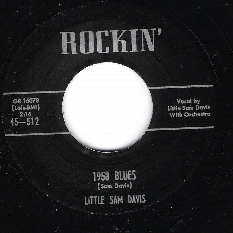 LITTLE SAM DAVIS - 1958 blues 7