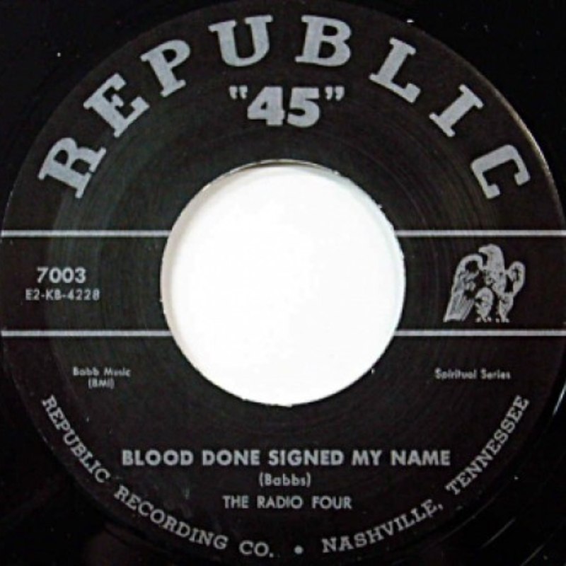 RADIO FOUR - Blood done signed my name 7