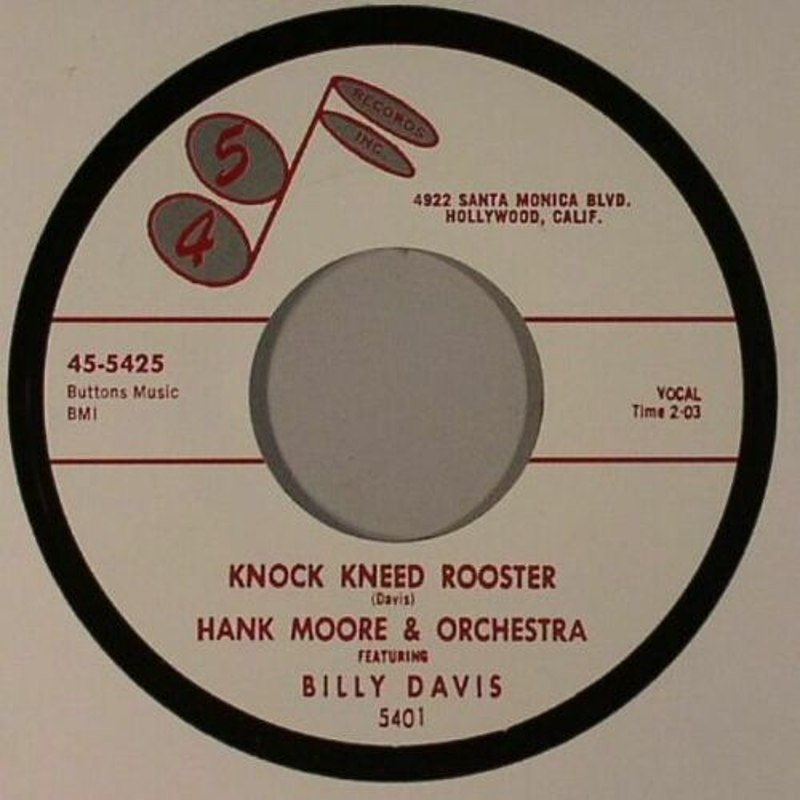HANK MOORE & ORCHESTRA - Knock kneed rooster 7