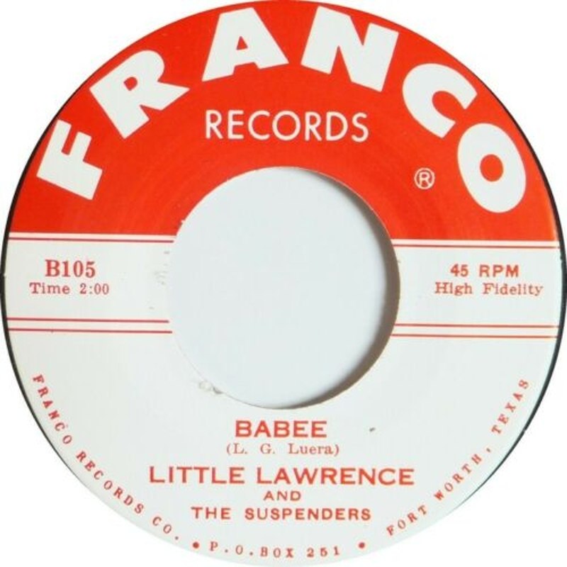 LITTLE LAWRENCE & THE SUSPENDERS - Don´t mess around 7