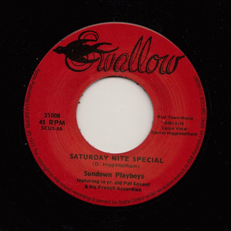 SUNDOWN PLAYBOYS - Saturday night special 7