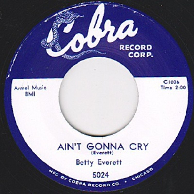 BETTY EVERETT - Aint gonna cry 7