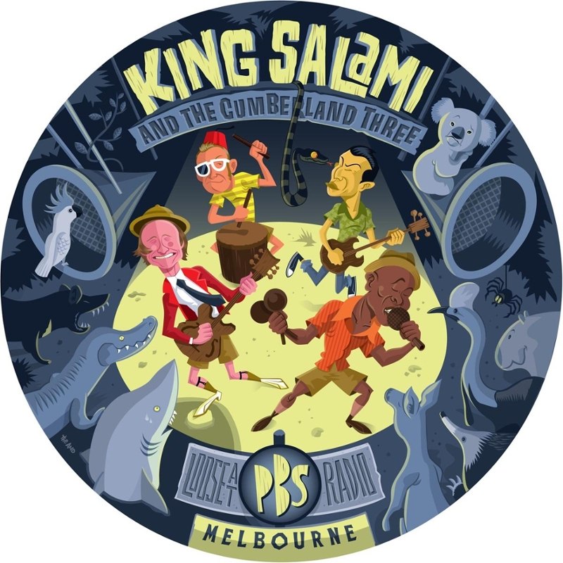 KING SALAMI & THE CUMBERLAND 3 - Loose at pbs (Pic) LP