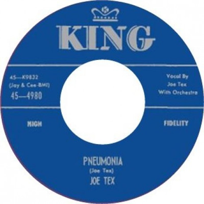 JOE TEX - Davy, you upset my home/Pneumonia 7