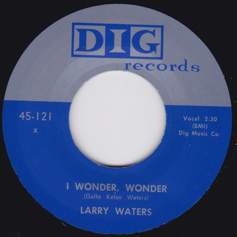 LARRY WATERS / PRESTON LOVE - I wonder, wonder 7
