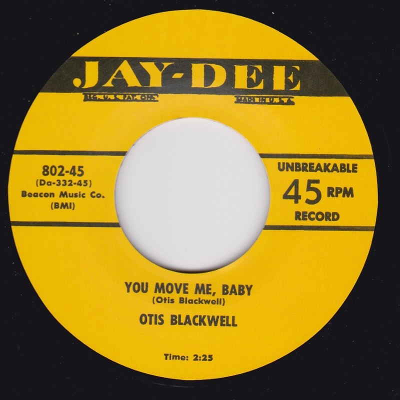 OTIS BLACKWELL - You move me baby 7