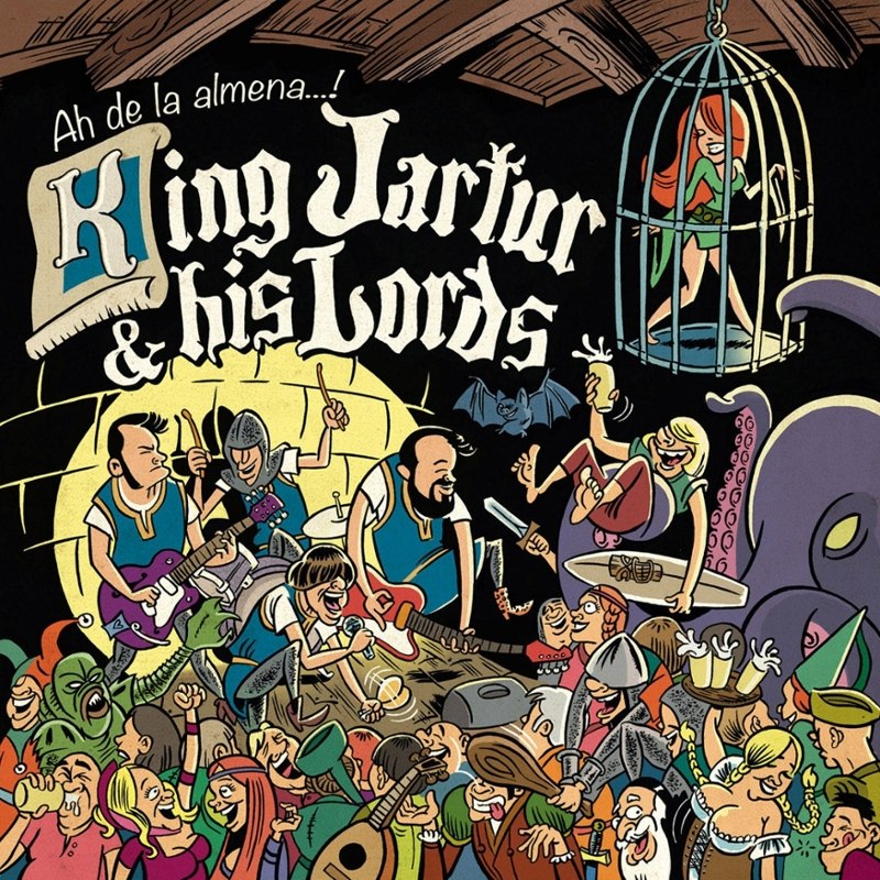 KING JARTUR & HIS LORDS - Ah de la almena! LP+Comic book