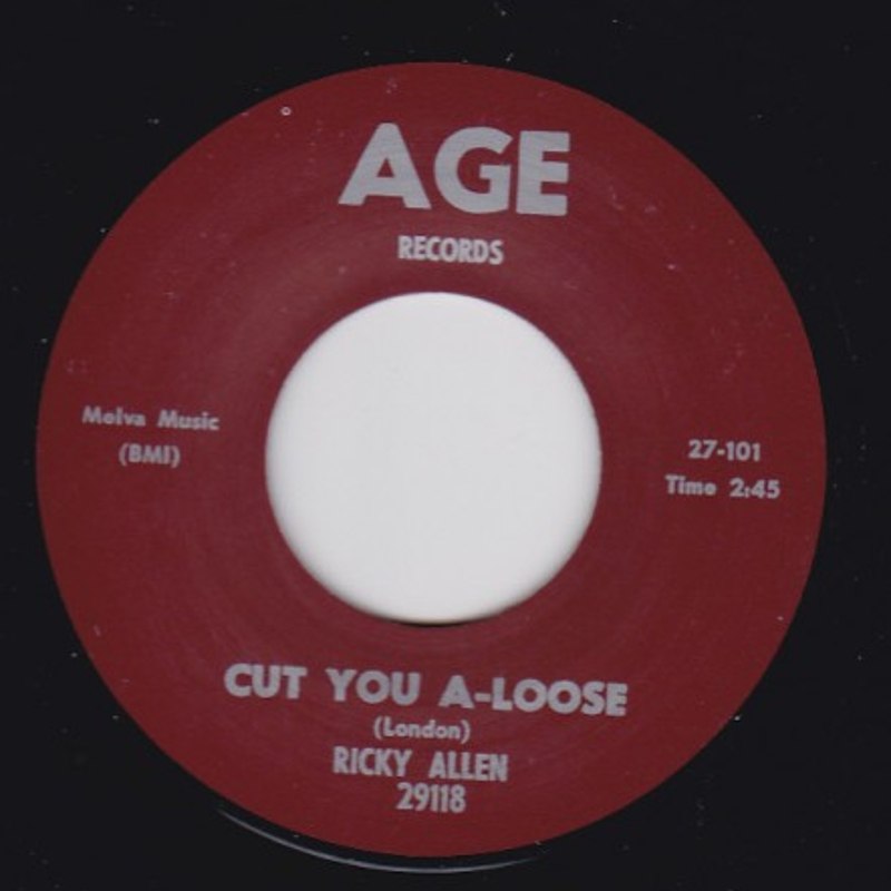 RICKY ALLEN / JUNIOR WELLS - Cut you loose 7